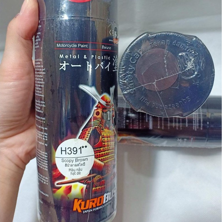 Samurai Paint Kurobushi Cat Pilox Pilok 400 ml - Scopy Brown / Coklat Metalik Scopy (H391**)