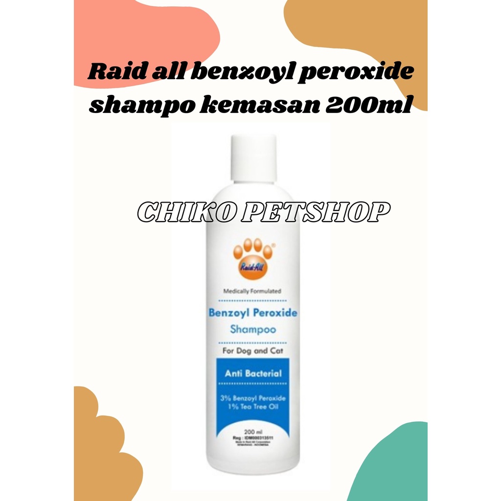 RAID ALL MEDICATED SHAMPOO FORMULATED FOR DOG AND CAT untuk Jamur, Bakteri, Kulit