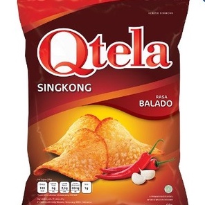 

QTELA KERIPIK SINGKONG BALADO PCK 60GR