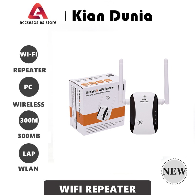 WIRELESS Wifi Extender Wifi Portable Wifi Repeater 300Mbps Wifi Range Extender