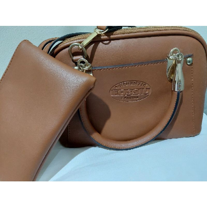 [PRELOVED] TAS Fossil KW Good quality free pouch