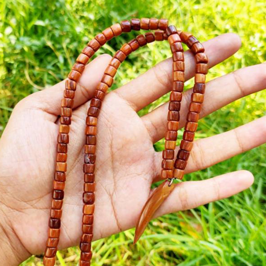 [✅COD] Kalung Kesehatan Kayu Kaukah Kaokah Kaoka Kokka Kokkah Koka Kauka Kokah Hitam Marjan Taji Aksesoris Fashion Pria Wanita Cewek Cowok Asli Original