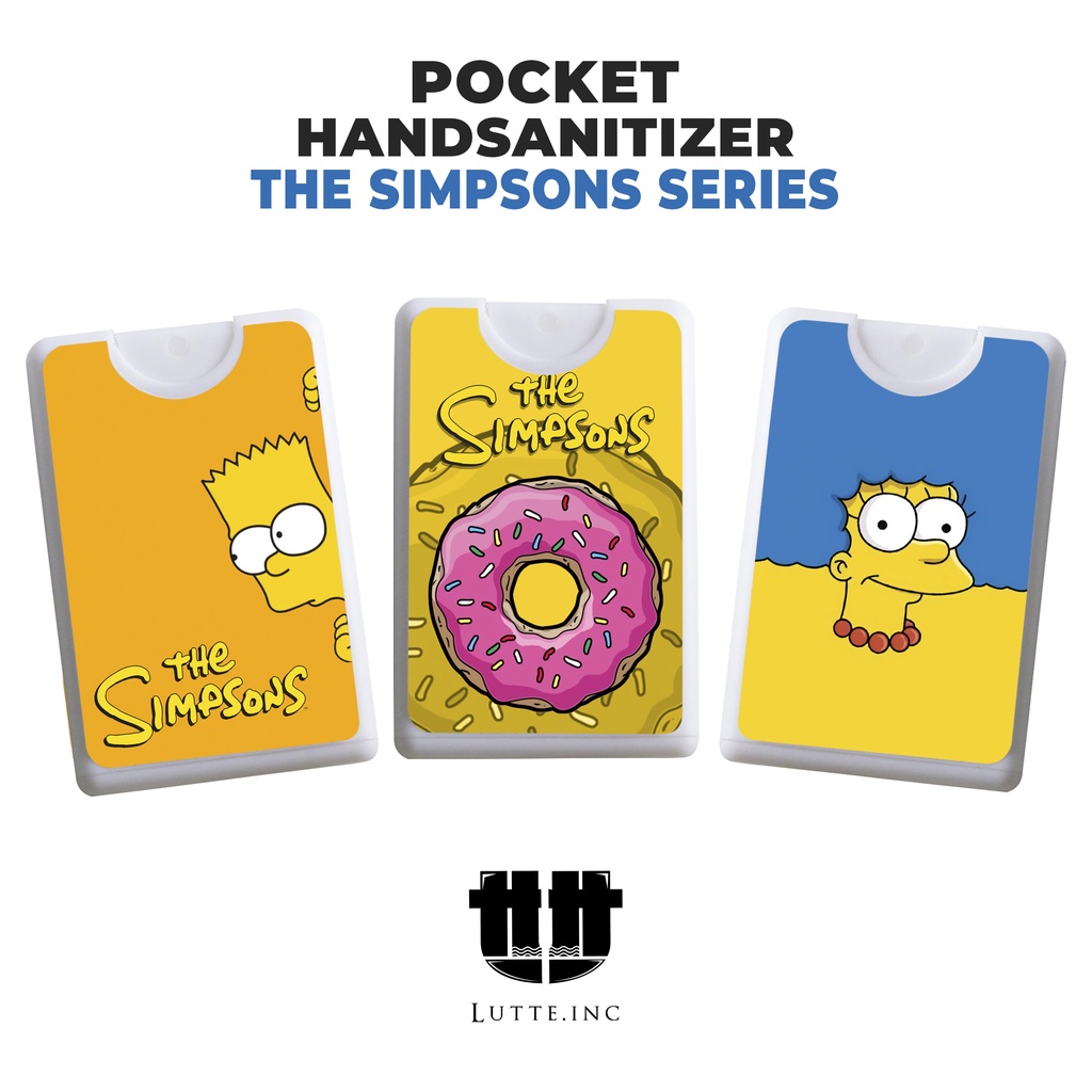 Hand Sanitizer Spray Pocket HandSanitizer Gantung Aroma Orange 18ml ( Series The Simpsons )