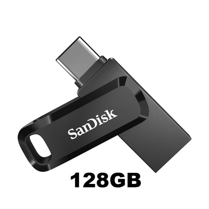 Sandisk ultra dual drive go usb type 128gb putar | typec 128gb