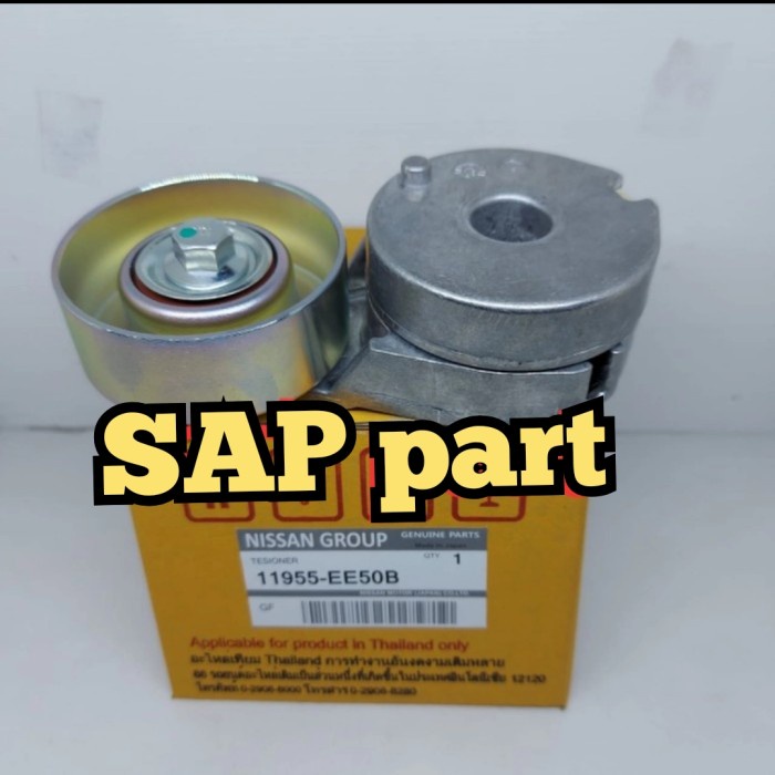 TENSIONER ASSY TENSIONER FAN BELT GRAND LIVINA 1.8cc XTRAIL T31 NEW