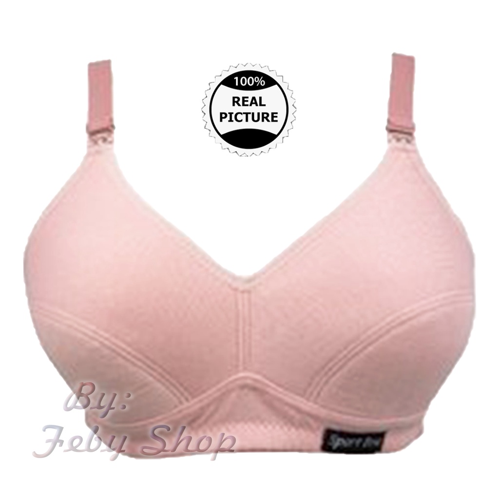 Bra Sport Tanpa Kawat Non Busa Fidilla/Nugros/Mirip sport - BH Lembut Murah