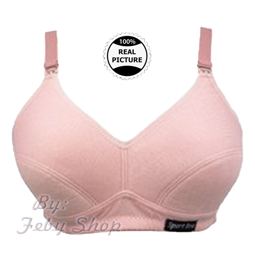 Bra Sport Tanpa Kawat Non Busa Fidilla/Nugros/Mirip sport - BH Lembut Murah