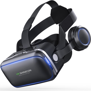 VR BOX VIRTUAL 3D ORIGINAL SHINECON 6.0 WITH HEADSET - VIRTUAL REALITY HEADPHONE ORI SHINECON 6.0