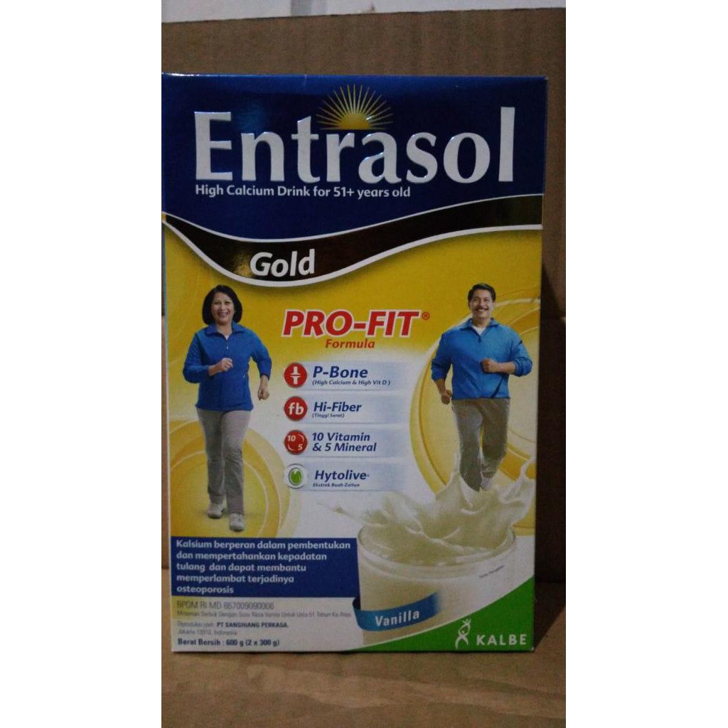 

Best Seller Entrasol Gold Vanilla 600 Gr