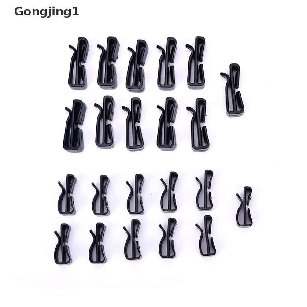 Gongjing1 Klip Gesper molle Taktis Adjustable 20 / 25MM Untuk Tas backpack camping