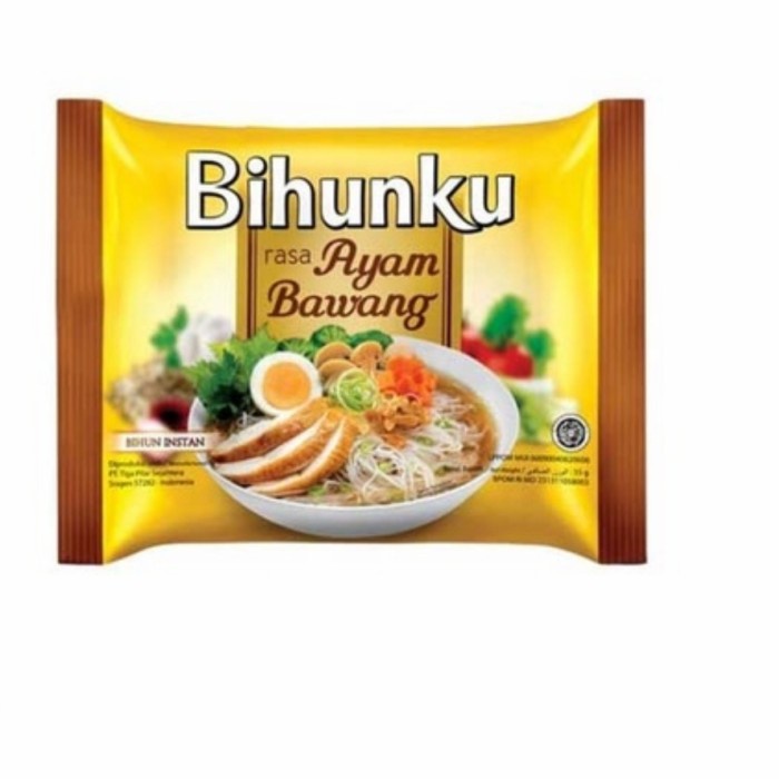 

makanan mie instan bihunku ayam bawang 55gr