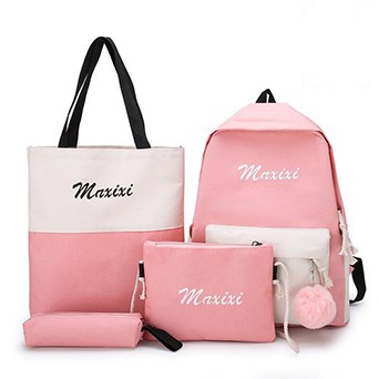 Charyatink - Bisa COD Tas Ransel Backpack Wanita morymony 4in 1 Dapatkan Full set