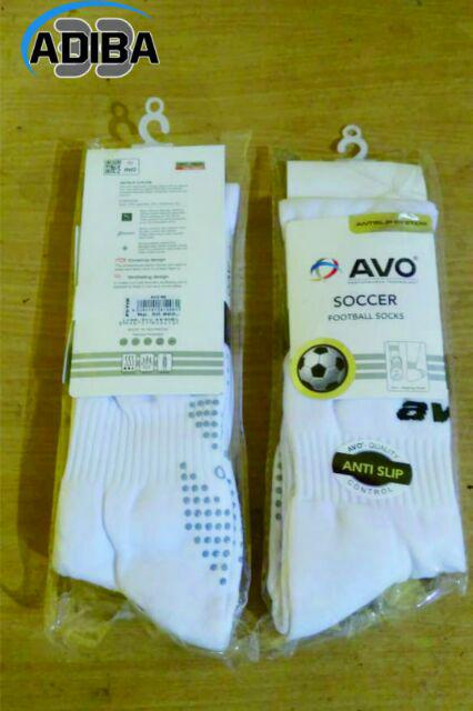 KAOS KAKI AVO R8 PANJANG ANTI SLIP ORIGINAL-PUTIH