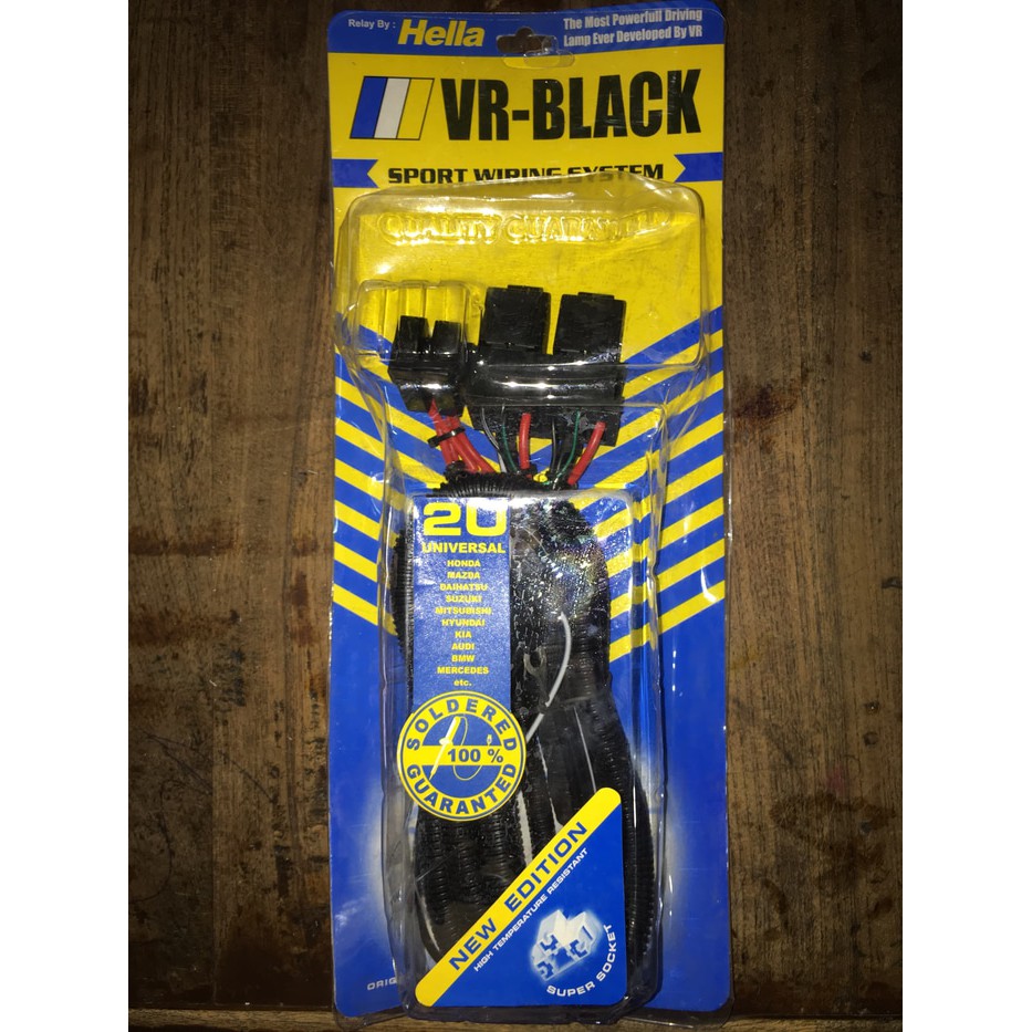 Kabel Realy Lampu Hella / Cable Relay Set Hella 2 Relay 2 Lampu H4