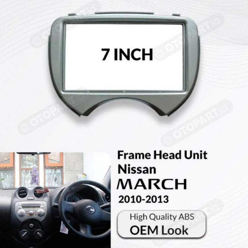 Frame Nissan March Frame Head Unit 7 inch Nissan MARCH