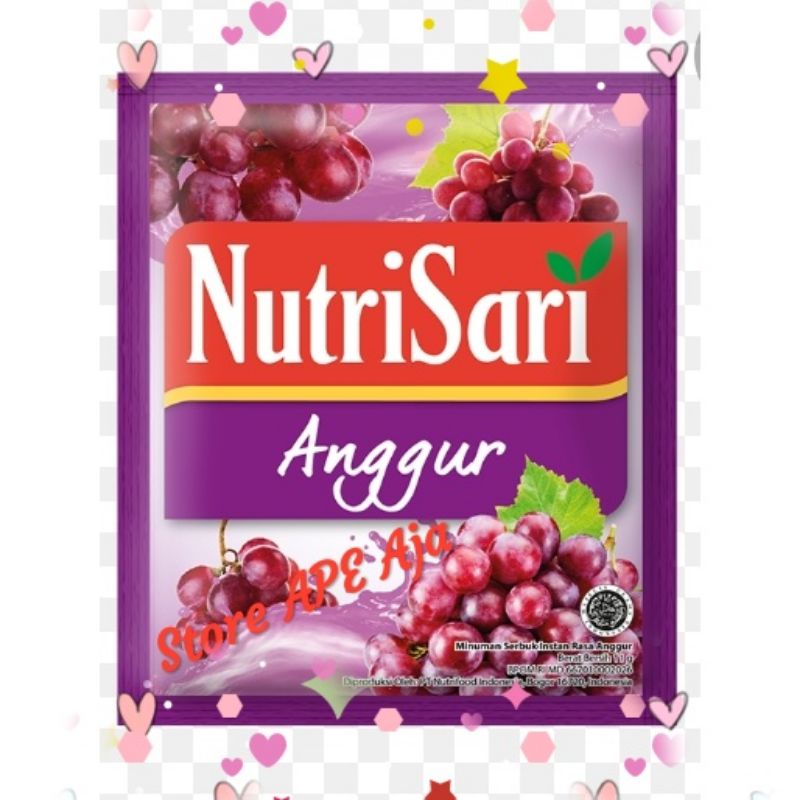 

Nutrisari Anggur [ 10 Sachet x 11 gram ]