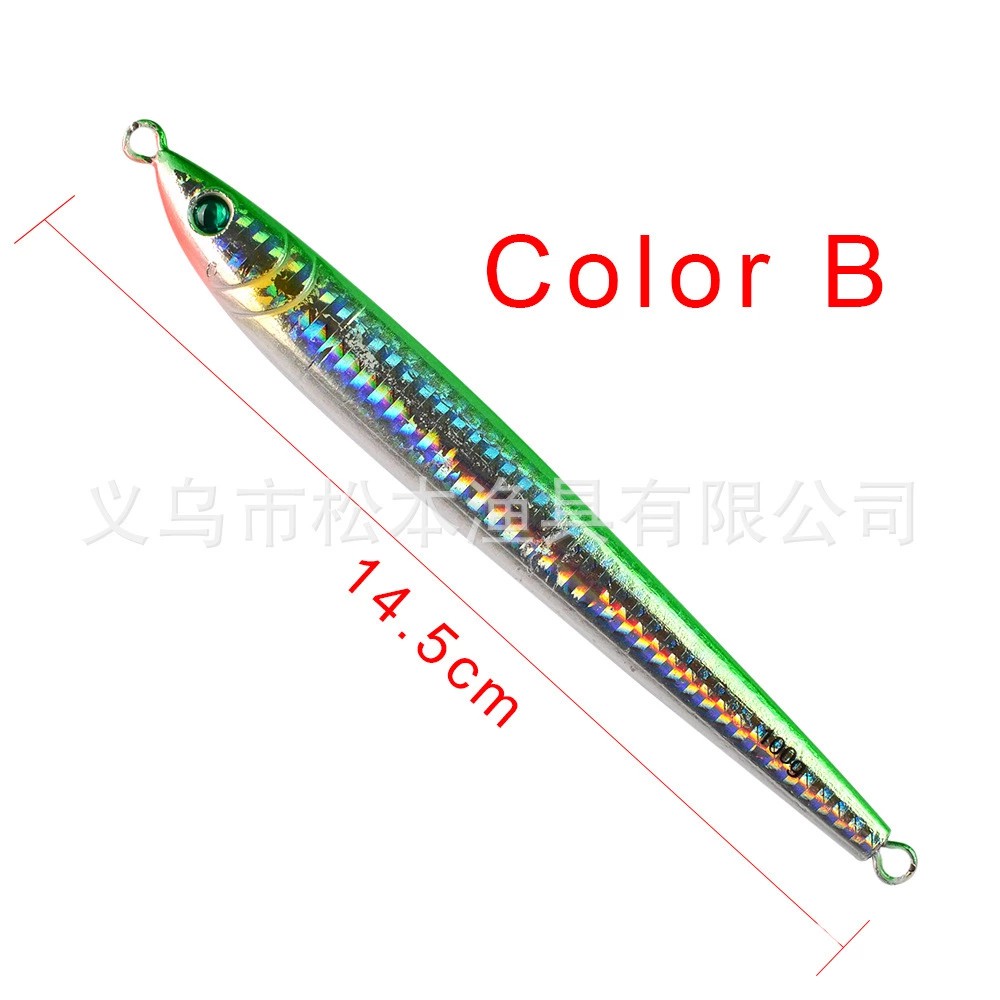 1Pcs Laser Metal Lead Umpan Pancing Jig 10G 17G 28G 40G Swimbait Bass Wobbler Fishing Bait Jigging Memancing Sinking