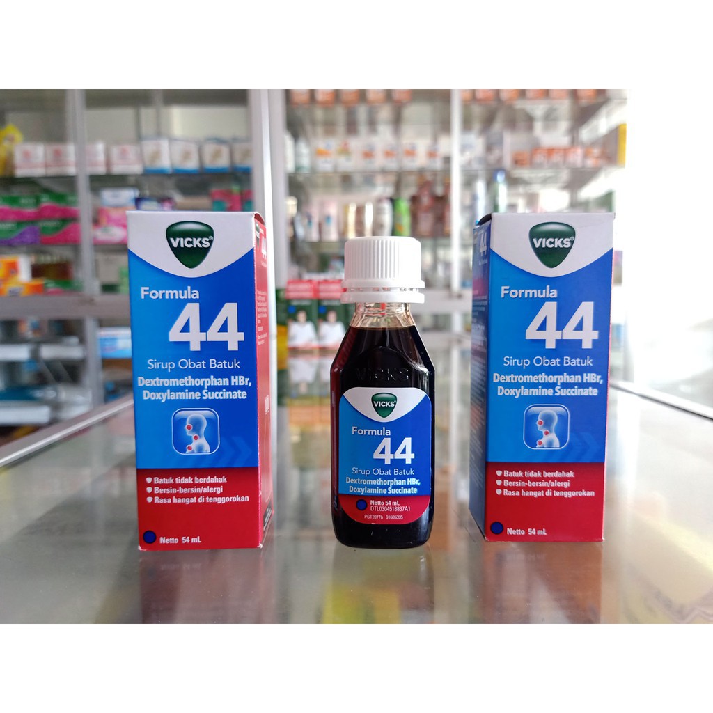 Vicks Formula 44 Dewasa 54ML sirup obat batuk vicks 44 vick 44 dewasa 54 ml 27ML 27 ML