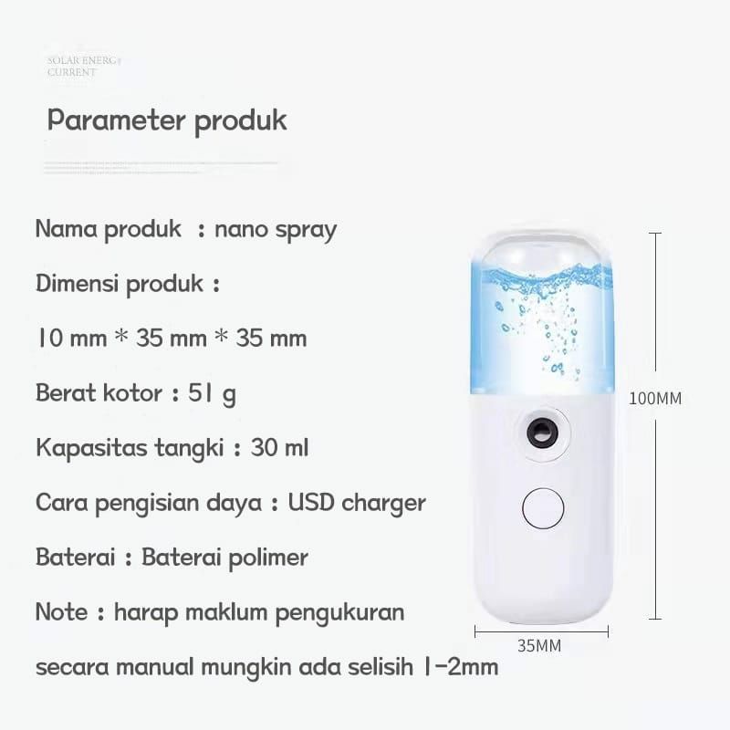 Nano Spray Portable / Perawatan Wajah / Pelembab Wajah