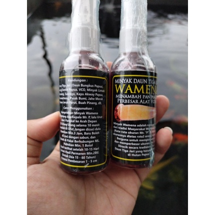 [COD] MINYAK DAUN-TIGA-JARI-WAMENA (100% ORIGINAL)