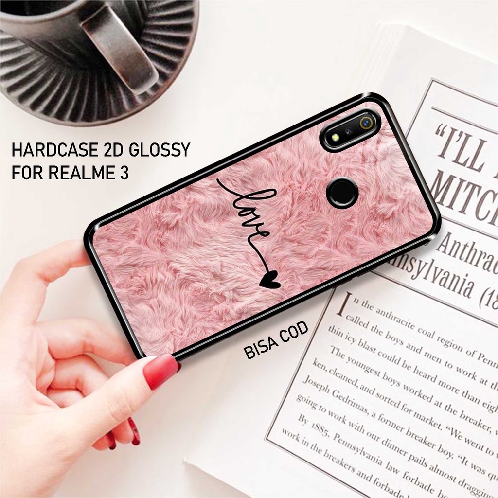 Sukses Case REALME 3 - Hardcase 2D Glossy Realme 3 - Silikon Hp Realme  - Silicon Hp Realme - Kessin