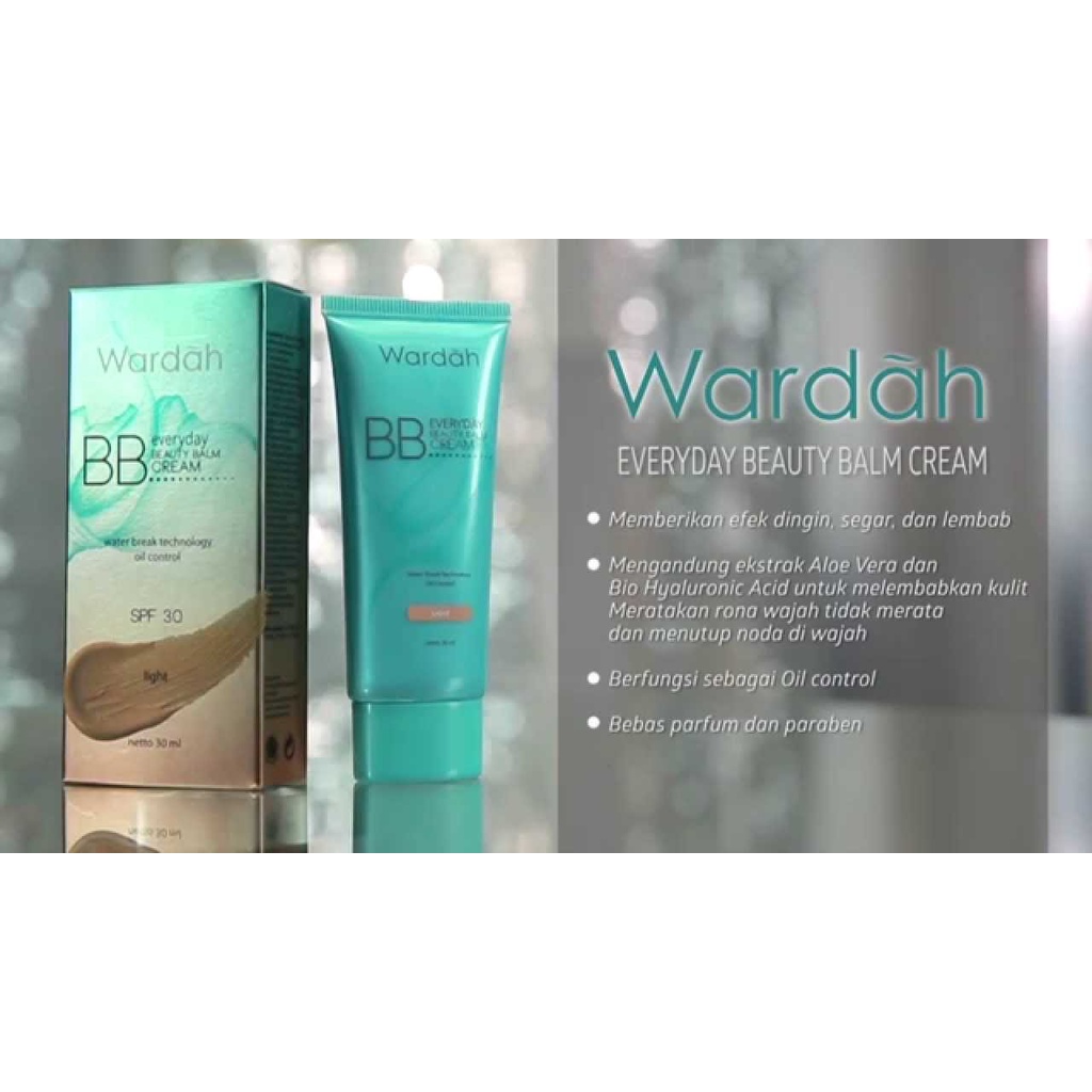 WARDAH BB CREAM SPF 30 / 30 ML