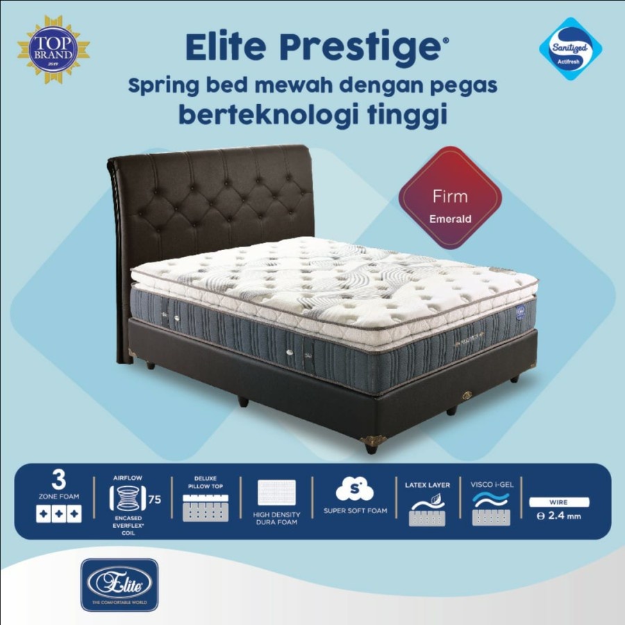 Fullset Elite Prestige-Kasur Elite Prestige- New Edition 180x200