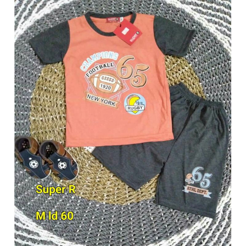 FILLYS : BAJU SETELAN ANAK LAKI-LAKI BRAND MATAHARI SUPER R CHAMPION FOOTBALL