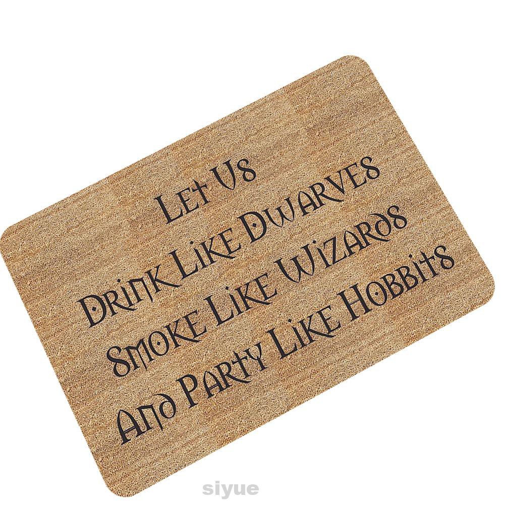 Doormat Carpets Letter Funny Welcome Home Entrance Mats Floor Kitchen Bathroom Non Slip Small Rugs Shopee Indonesia