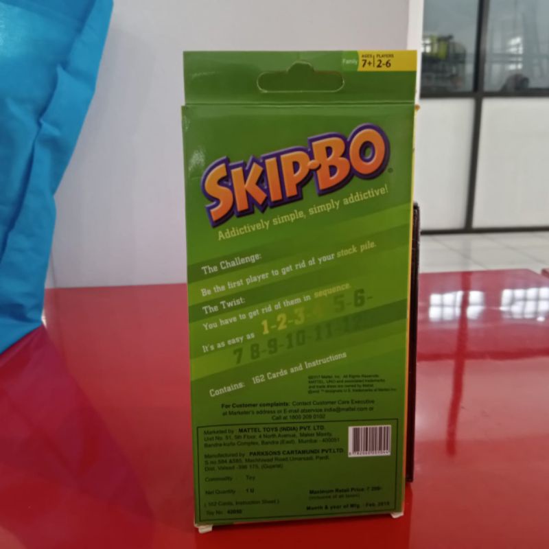 SKIP BO board game