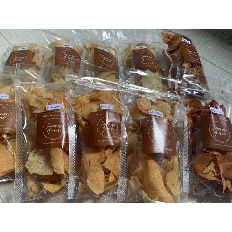 KERIPIK SINGKON DAUN PURUT KITA | CEMILAN GURIH