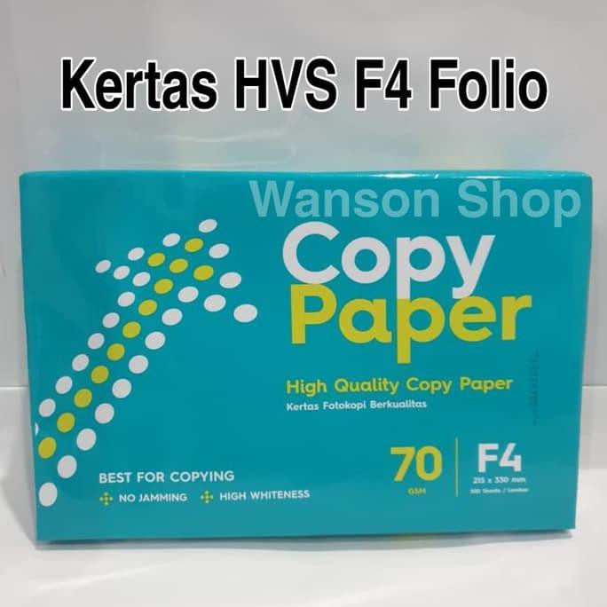 

KERTAS HVS F4 FOLIO 70 GR COPY PAPER / KERTAS FOTO COPY F4 FOLIO 70GR