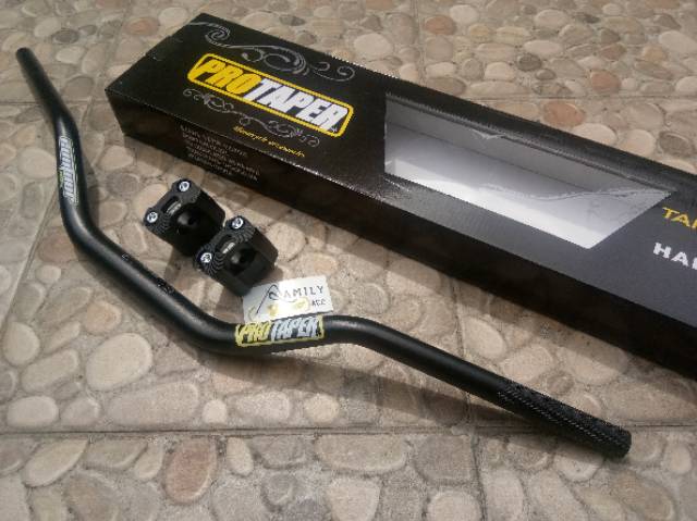 Stang Fatbar Protaper High + Raiser Stang CNC Motor Klx Trail Vixion Nmax Pcx Xride Beat Street Xabr