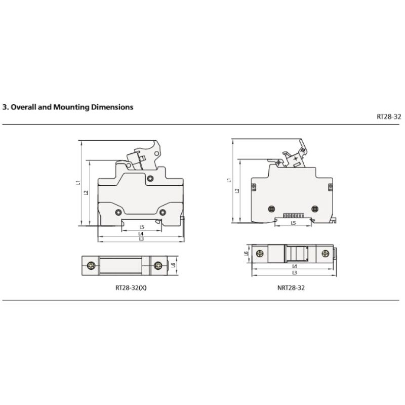 Fuse AC RT28-32 (RO15, RT14-20) 10x38 500V 100kA 2A 4A 6A 10A 16A 20 25A 32A