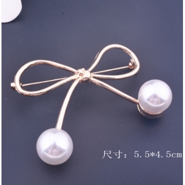 OSM - F490 Mutiara Bros Korea Berlian / Bros Pin Pearl / Brooch Mutiara Wanita / Aksesoris Fashion-7