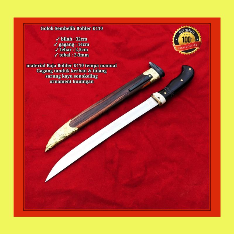 PISAU SEMBELIH BOHLER K110 SUPER TAJAM BERKWALITAS PREMIUM