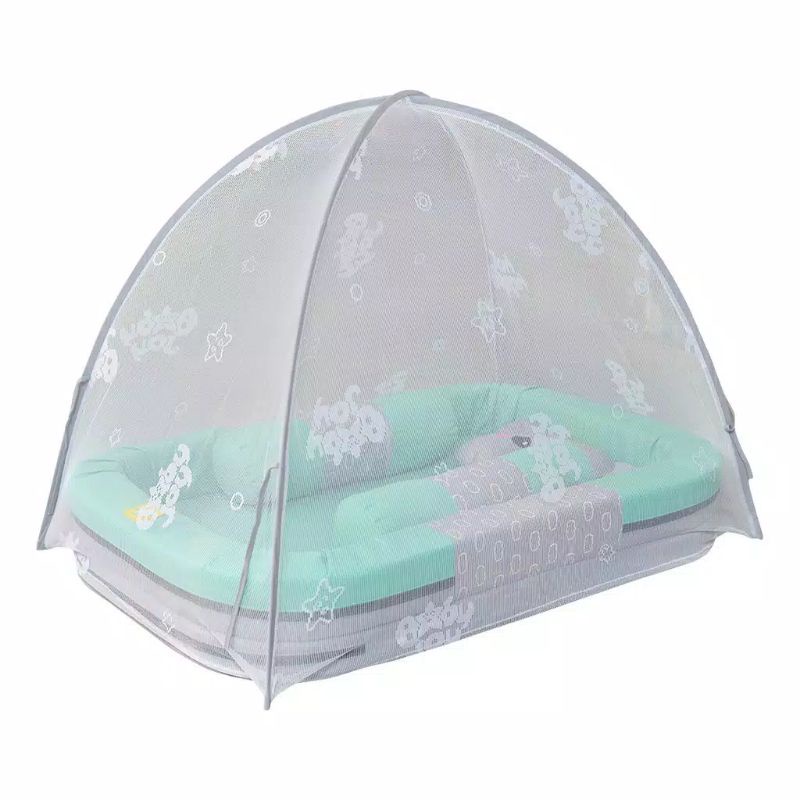  KASUR BABY JOY - KASUR BAYI KOLAM + KELAMBU  BISA DILEPAS - KOKOA BJK4012 - DESAIN LUCU-2