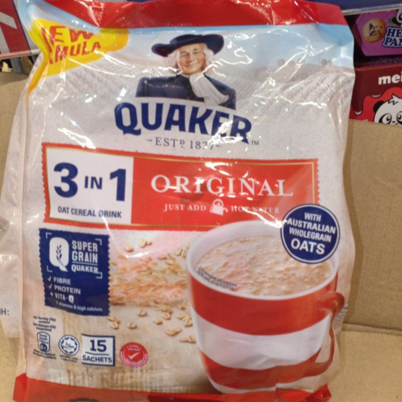 

Quaker oat sereal drink original 15x28gr