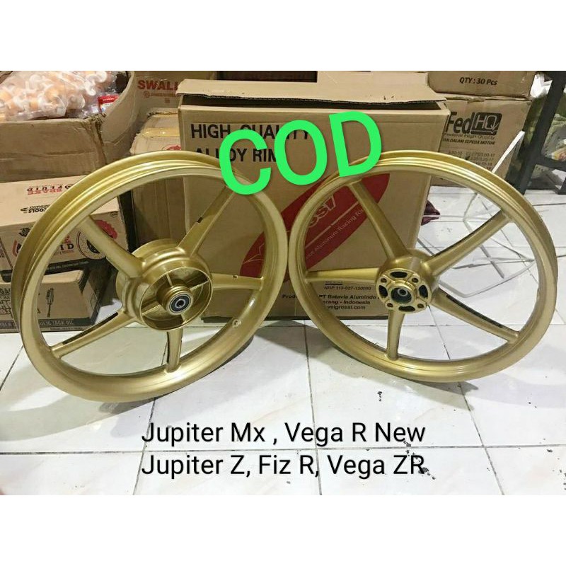 velg racing palang RCB Jupiter Mx old gold D/B