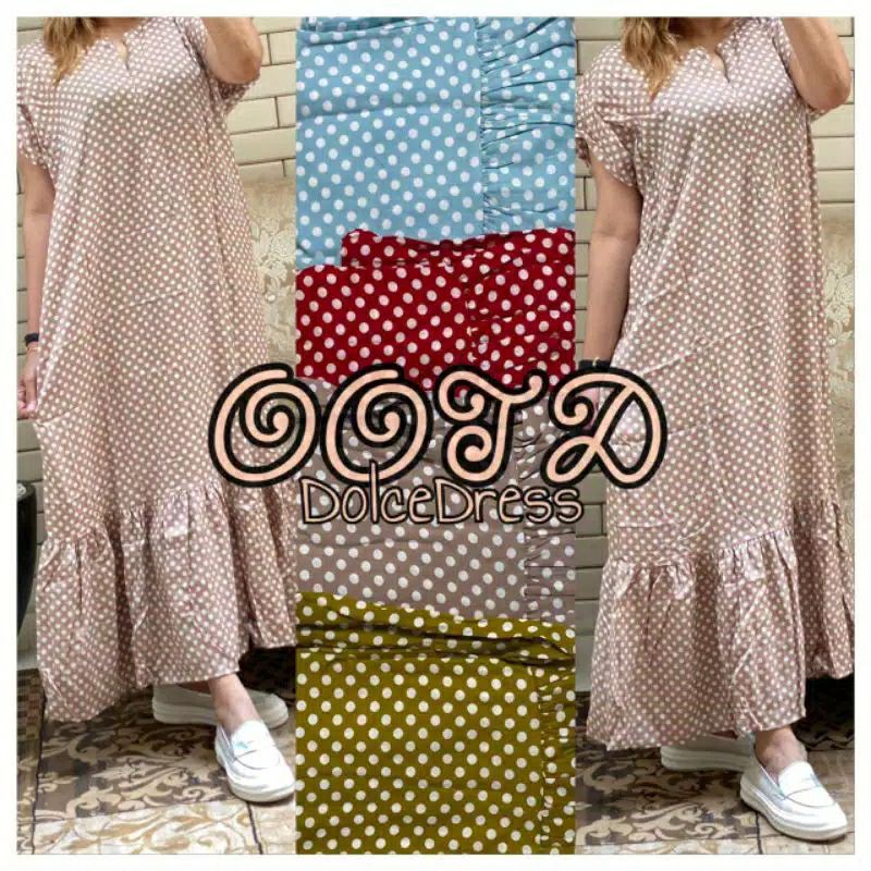 Daster Arab OOTD POLKA KECIL By DOLCE DRESS