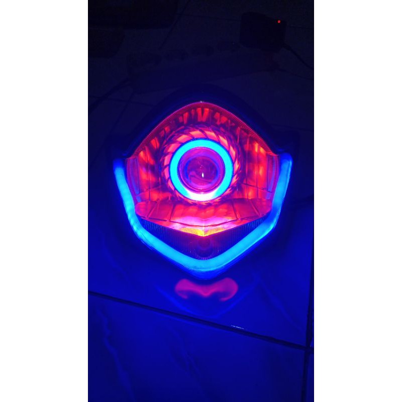 Promo Lampu depan vixion old custom proji