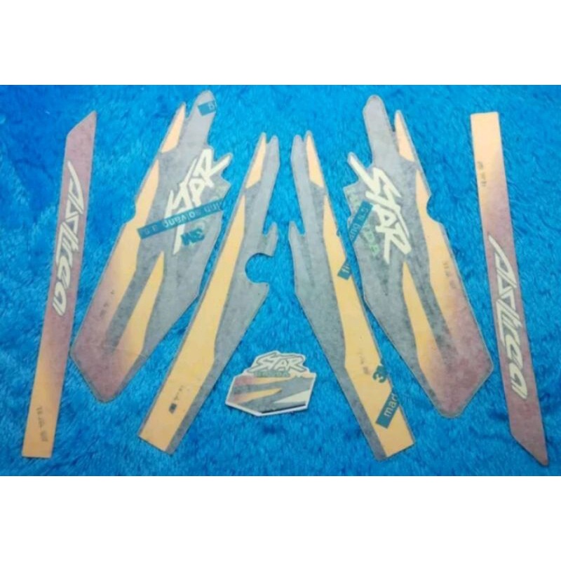 Striping Astrea Star Honda Star Original 3M Sticker Star Striping Honda Star Laminasi kertas