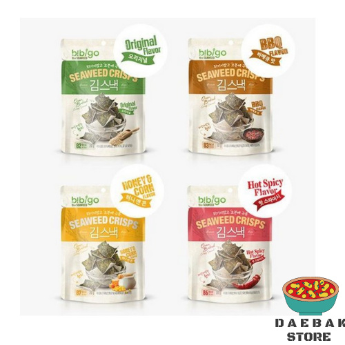 

Bibigo Seaweed Crisps - Snack Rumput Laut Made In Korea