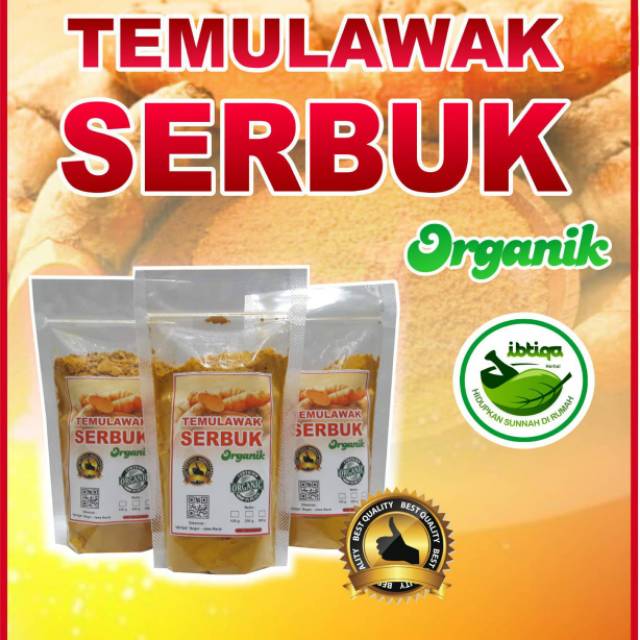 

TEMULAWAK SERBUK ORGANIK TANPA GULA ASLI 100%