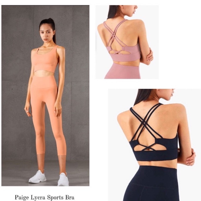 paige lycra sports bra