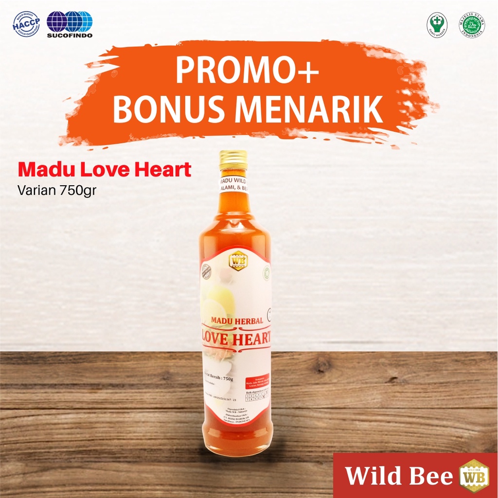 

Madu Love Heart Kemasan Jumbo / Madu Herbal - Garansi Murni & Asli 100%