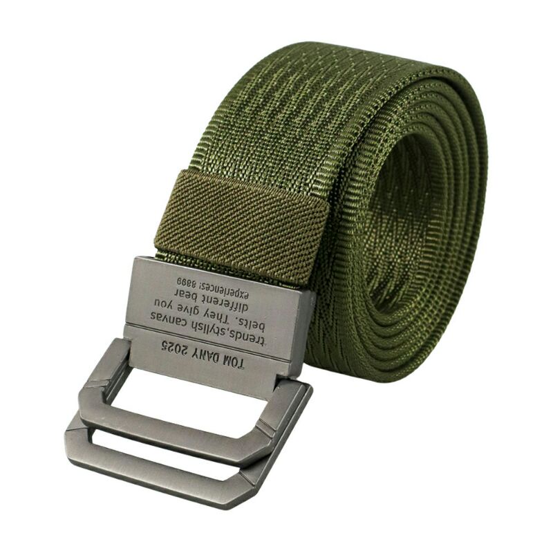 Tali Ikat Pinggang Pria Canvas Buckle Belt Rhodey Craftman B1030