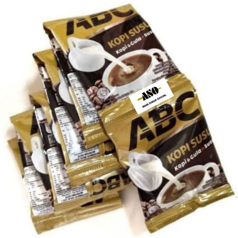 

Kopi ABC kopi susu sachet 31gram 1 RENCENG @10