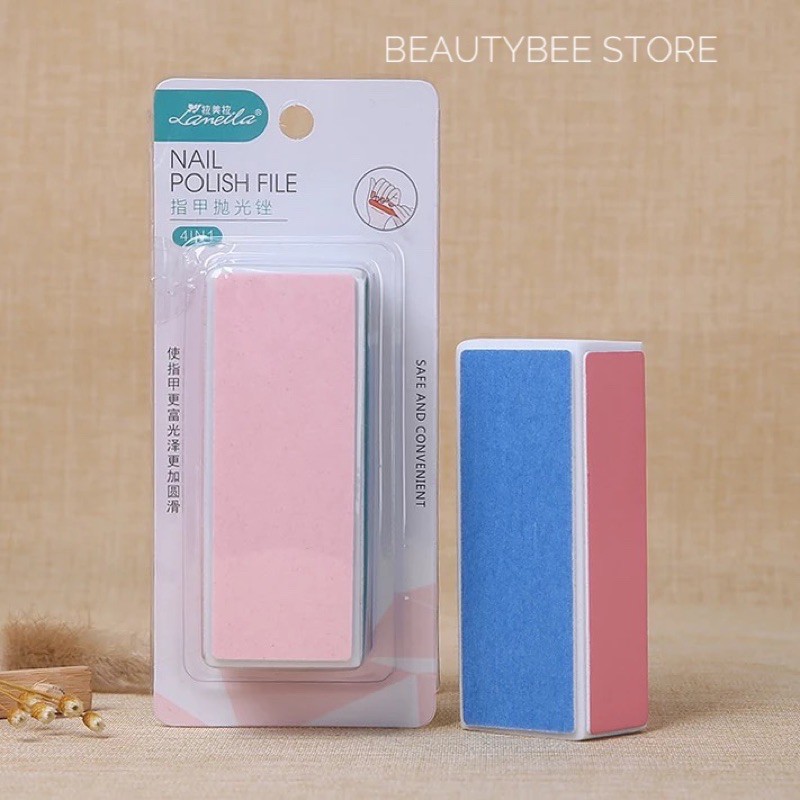 AMPLAS KUKU KIKIR KUKU / AMPLAS KAKI / NAIL FILE MENICURE PEDICURE 4 SISI (9017)