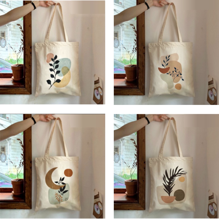 FLORA Totebag Dinir Wanita Pria Remaja Tote Bag Korean Style By Chikoisme (RSL) NR